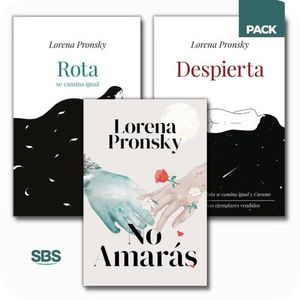ROTA SE CAMINA IGUAL + DESPIERTA + NO AMARAS - 3 LIBROS PRON