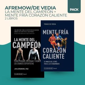 MENTE DEL CAMPEON + MENTE FRIA CORAZON CALIENTE - 2 LIBROS -