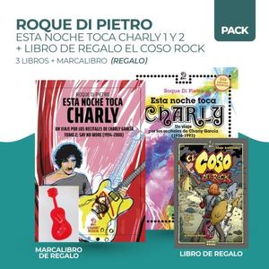 ESTA NOCHE TOCA CHARLY 1 Y 2 + COSO DEL ROCK - 3 LIBROS