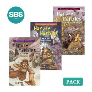MARVIN MARBLES + 3 LIBROS