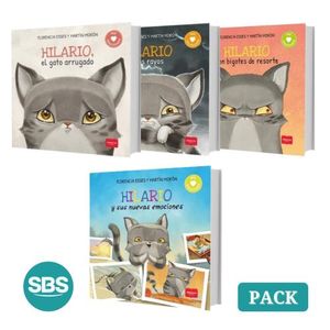 PACK HILARIO - MIS EMOCIONES Y SENTIMIENTOS - 4 LIBROS