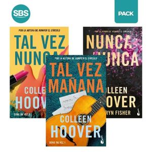 TAL VEZ MAÑANA + NUNCA + AHORA - HOOVER - 3 LIBROS