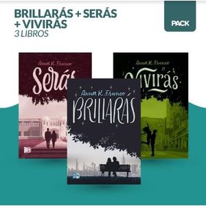 PACK BRILLARAS + SERAS + VIVIRAS - A. FRANCO - 3 LIBROS