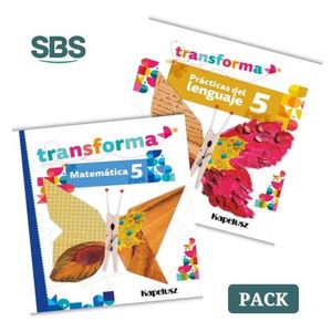 TRANSFORMA 5 - LENGUA 5 + MATEMATICA 5- 2 LIBROS