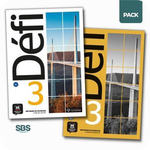 DEFI 3 B1 - LIVRE + CAHIER D'ACTIVITES - PACK 2 LIBROS