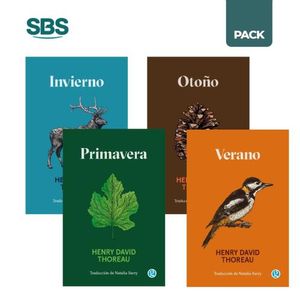 INVIERNO + OTOÑO + PRIMAVERA + VERANO - 4 LIBROS  THOREAU