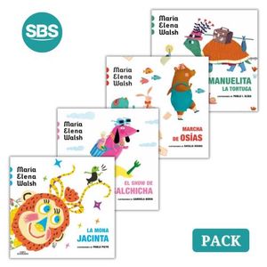 PACK - MI PRIMER MARIA ELENA WALSH - 4 LIBROS