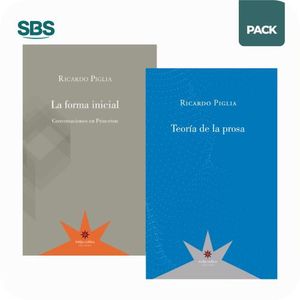 FORMA INICIAL + TEORIA DE LA PROSA - PIGLIA - 2 LIBROS
