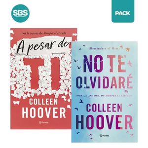 A PESAR DE TI + NO TE OLVIDARE - HOOVER - 2 LIBROS