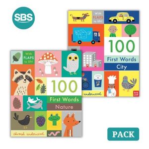 PACK 100 FIRST WORDS - NATURE + CITY - 2 LIBROS