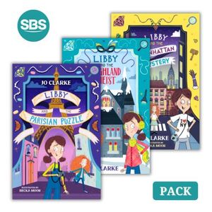 PACK LIBBY TRAVELLING SCHOOL MYSTERIES - VOL 1 AL 3 - 3 LIBR