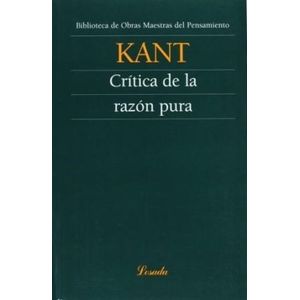 CRITICA DE LA RAZON PURA - OBRAS MAESTRAS DEL PENSAMIENTO