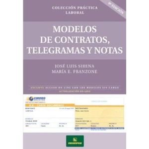 MODELOS DE CONTRATOS TELEGRAMAS Y NOTAS 8VA. EDICION