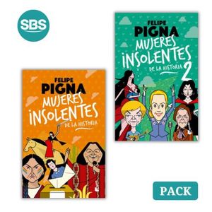 MUJERES INSOLENTES DE LA HISTORIA - TOMO 1 + TOMO 2 - 2 LIBR