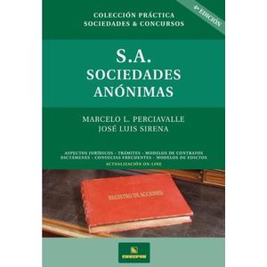 S.A. - SOCIEDADES ANONIMAS 4TA. EDICION - PERCIAVALLE / SIRE