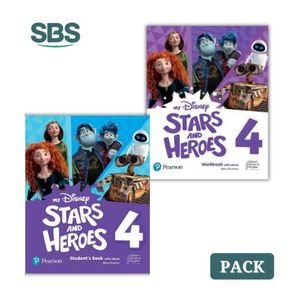 MY DISNEY STARS AND HEROES 4 (AME)- SB + WB + E-BK- 2 LIBROS