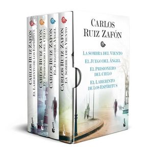 LA SOMBRA DEL VIENTO - ESTUCHE TETRALOGIA- CARLOS RUIZ ZAFON