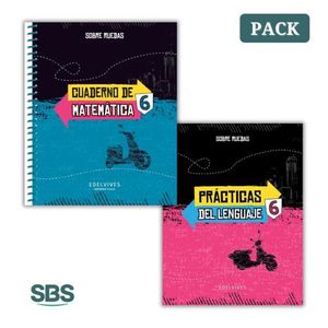 PRACTICAS DEL LENGUAJE 6 + CUADERNOS DE MATEMATICAS 6 - SOBR