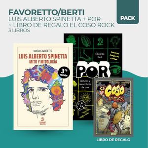 LUIS ALBERTO SPINETTA + POR + COSO DEL ROCK - 3 LIBROS