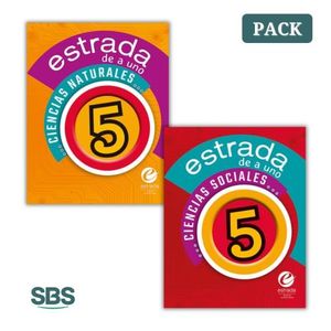 ESTRADA DE A UNO - CIENCIAS NATURALES + SOCIALES 5 - 2 LIBRO