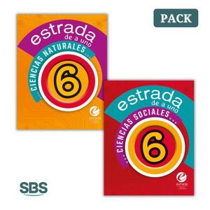ESTRADA DE A UNO - CIENCIAS NATURALES + SOCIALES 6 - 2 LIBRO