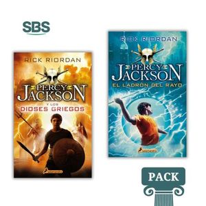 PERCY JACKSON + MITOS GRIEGOS - 2 LIBROS