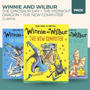 WINNIE AND WILBUR DINOSAUR + DRAGON + COMPUTER - 3 LIBROS -