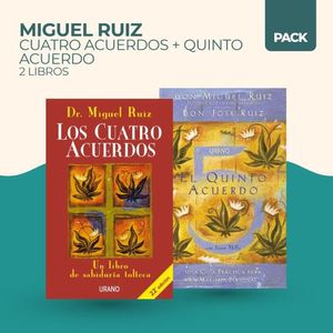 PACK LOS CUATRO ACUERDOS + EL QUINTO ACUERDO - 2 LIBROS