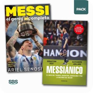 MESSIANICO + MESSI EL GENIO COMPLETO - 2 LIBROS
