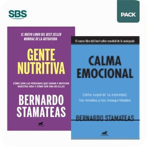 GENTE NUTRITIVA + CALMA EMOCIONAL - STAMATEAS - 2 LIBROS