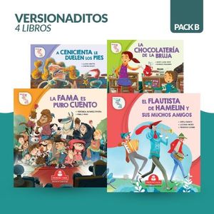 VERSIONADITOS CENICIENTA + FLAUTISTA + FAMA + CHOCOL 4 LIBRO