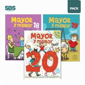 MAYOR Y MENOR 18, 19 Y 20 - CHANTI - 3 LIBROS