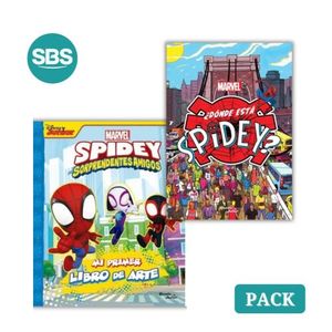 PACK SPIDEY - DONDE ESTA SPIDEY? + MI PRIMER LIBRO DE ARTE -