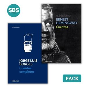 PACK CUENTOS (DEBOLSILLO) - JORGE LUIS BORGES + HEMINGWAY -