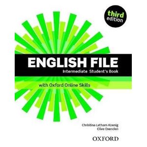 ENGLISH FILE INTERMEDIATE (3RD.EDITION) STUDENT'S BOOK + OXF