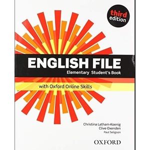 ENGLISH FILE ELEMENTARY (3RD.EDITION) STUDENT'S BOOK + OXFOR