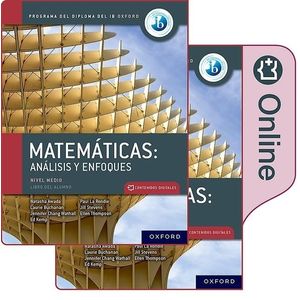 MATEMATICAS IB - ANALISIS Y ENFOQUES EN ESPAÑOL PACK STUDENT