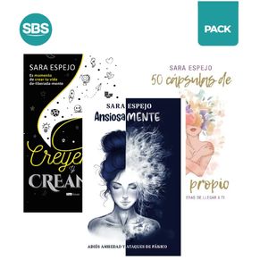 ANSIOSAMENTE + 50 CAPSULAS DE AMOR PROPIO + CREYENDO Y CREAN