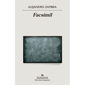 LIBRO FACSIMIL - ALEJANDRO ZAMBRA