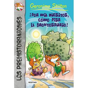 POR MIL HUESITOS, COMO PESA EL BRONTOSAURIO ! LOS PREHISTORR