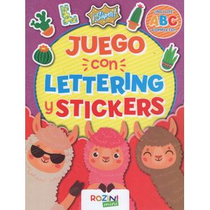 JUEGO CON LETTERING Y STICKERS