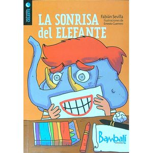 LA SONRISA DEL ELEFANTE - LUNA DE CARTULINA CELESTE N/ED.