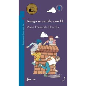 AMIGO SE ESCRIBE CON H - TORRE DE PAPEL AZUL