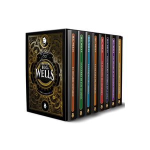 COLECCION H G WELLS OBRAS SELECTAS - ESTUCHE CON 8 LIBROS