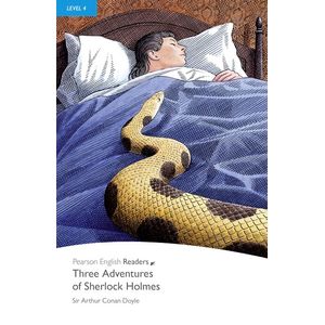THREE ADVENTURES OF SHERLOCK HOLMES + MP3 AUDIO- PENGUIN REA