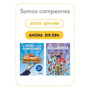 SOMOS CAMPEONES - 2 LIBROS - CATAPULTA