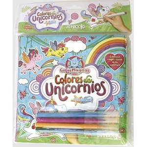 COLORES DE UNICORNIOS - GOTAS MAGICAS + 4 MARCADORES