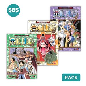 PACK ONE PIECE - ALABASTA VOL 19 AL 21 - 3 LIBROS