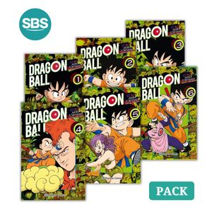 MANGA DRAGON BALL SAGA ORIGEN A COLOR - NUMERO 1 AL 6 - 6 LI