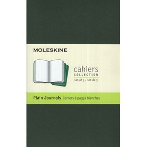 LIBRETA MOLESKINE CAHIER POCKET - VERDE MIRTO PLAIN X 3